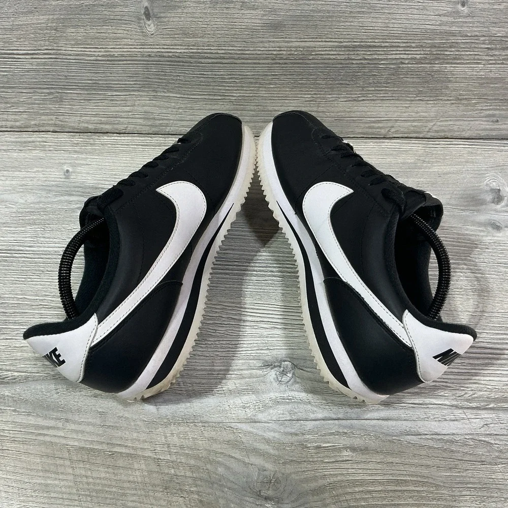 Nike Cortez '72 OG Black White Leather Shoes Sneakers 819719-012 Men's Size 10